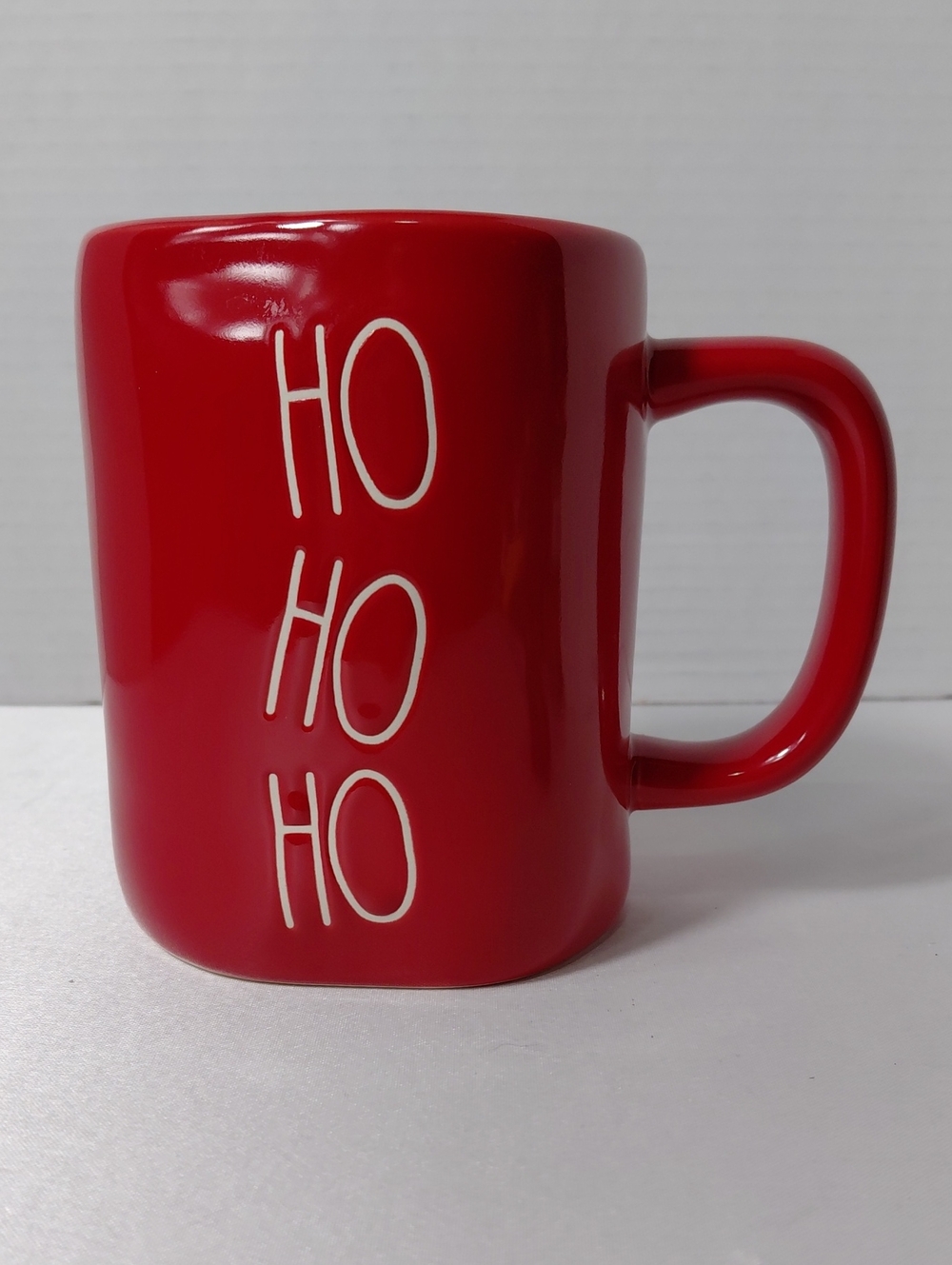 Rae Dunn Red Holiday Ceramic Mug